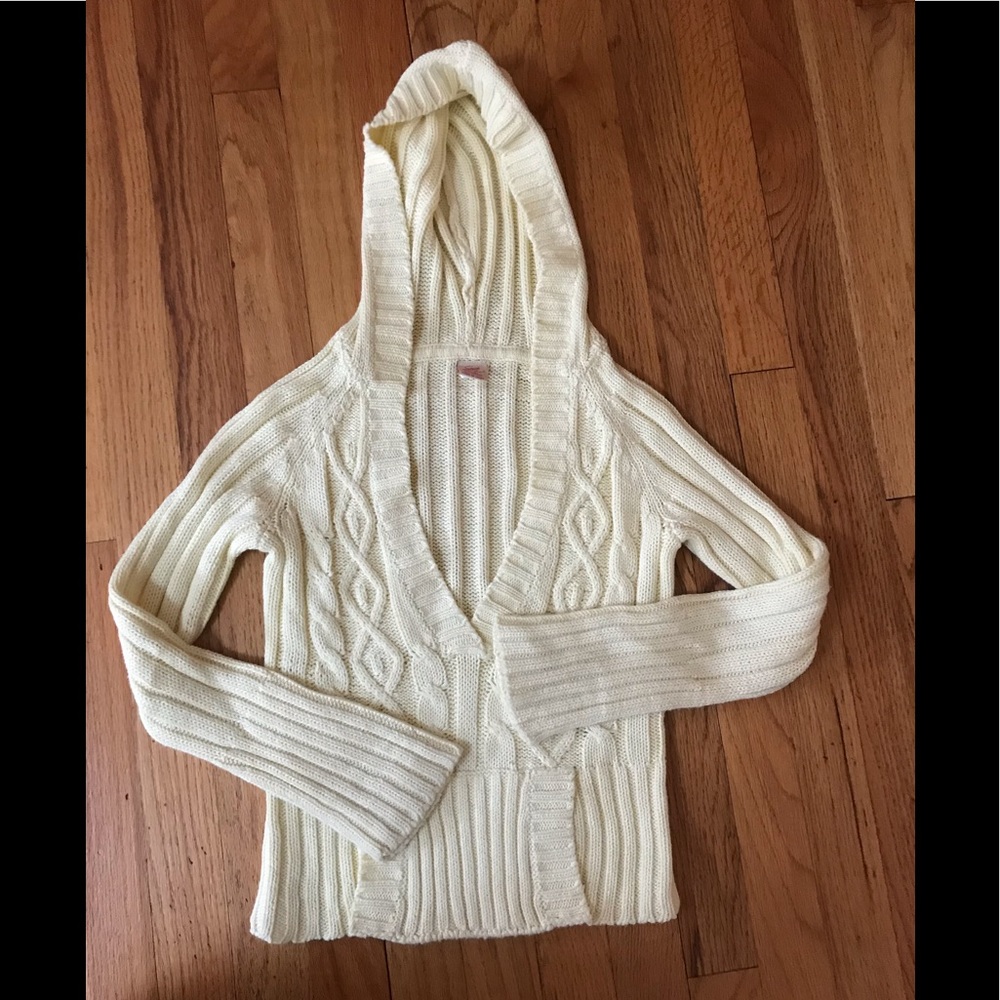Steve & Barry cotton cable hoodie, youth size 8